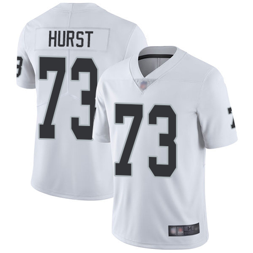 Men Oakland Raiders Limited White Maurice Hurst Road Jersey NFL Football #73 Vapor Untouchable Jersey